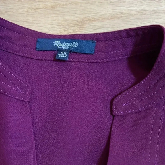 Madewell Women’s Purple Long Sleeve Shirtdress XS - Picture 5 of 5